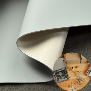 Blue Leatherette PU Leather Roll Material for Package Box Surface Cover (Jewelry Box, Cosmetic Box, Electronics Box etc.)
