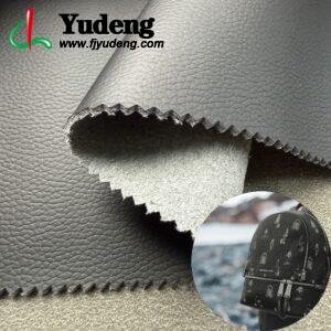 Black Fake Leather PU Leather Roll Material for Bags and Suitcases (Handbags, Backpacks, Luggage Cases etc.)