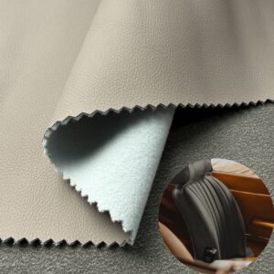 Gray Fake Leather PU Leather Roll Material for Car Seats Automobile Interior