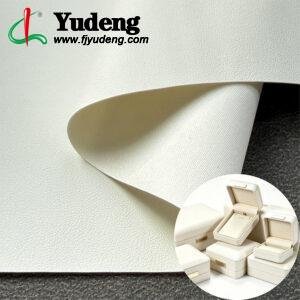 White Artificial Leather PU Leather Material for Jewelry Boxes