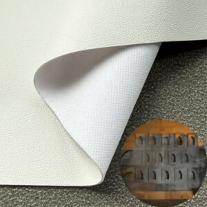 White Leather Fabric PU Leather Roll Material for Upholstery Furniture or Decoration (Sofas, Beds, Cabinets, Interior Wall etc.)