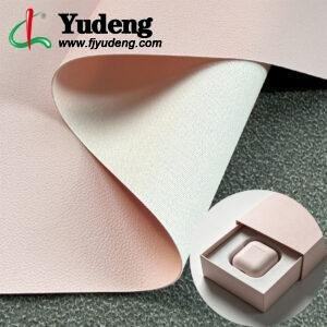 Pink Rexine PU Leather Material for Wallets/Purses (Base Material Customizable)