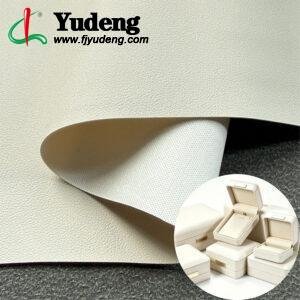 Beige Rexine Roll PU Leather Material for Jewelry Boxes