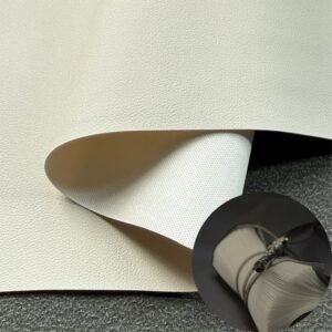 Beige Rexine PU Leather Roll Material for Writing Notebook Cover Book Front Cover