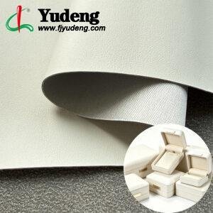 White Artificial Leather PU Leather Material for Jewelry Boxes