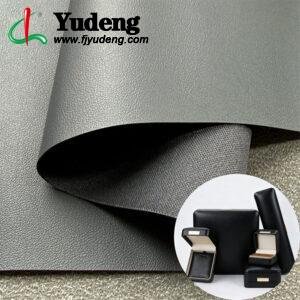 Dark Gray Leather Fabric PU Leather Material for Jewelry Boxes