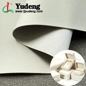 Gray Leather Fabric PU Leather Material for Jewelry Boxes (Packed in Rolls)