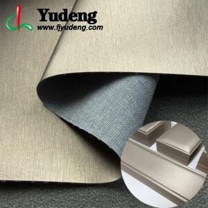 Couro sintético vegano cor bronze pérola, ideal para caixas de joias.