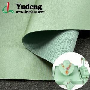 Pearl Green Man Made Leather PU Leather Material for Jewelry Boxes