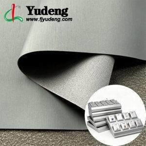 Cement Gray Vegan Leather PU Leather Material for Jewelry Boxes (Base Material Customizable)
