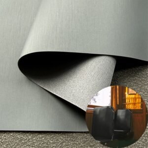 Gray Leatherette PU Leather Roll Material for Upholstery Furniture or Decoration (Sofas, Beds, Cabinets, Interior Wall etc.)