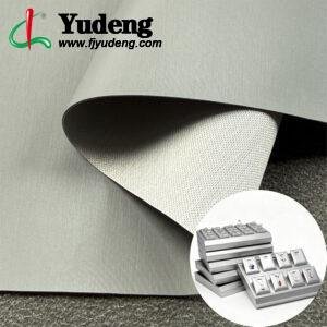 Light Gray Artificial Leather PU Leather Material for Jewelry Boxes (Environmental Standard Certificated)