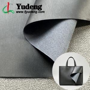 Black PU Leather Material for Bags and Suitcases (Handbags, Backpacks, Luggage Cases Etc.)