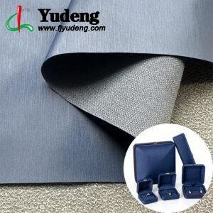 Blue PU Leather Material for Surface Cover (Heat Pressing or Sewing)