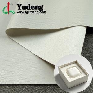 Material de piel sintética blanca (PU) para dispositivos electrónicos (empaquetado en rollos)