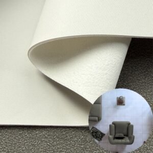 White Synthetic Leather PU Leather Roll Material for Upholstery Furniture or Decoration (Sofas, Beds, Cabinets, Interior Wall etc.)