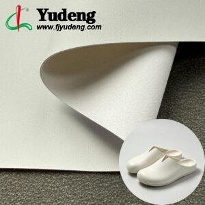 White Rexine Roll PU Leather Material for Shoes (Accept OEM ODM Orders)