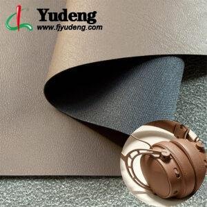 Brown Rexine Leather PU Leather Material for Shoes (Environmental Standard Certificated)
