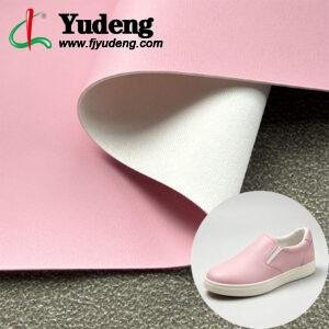 Red Fake Leather PU Leather Material for Shoes