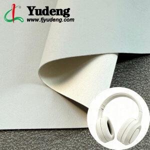 Gray Rexine Roll PU Leather Material for Earphones/Headphones (Accept OEM ODM Orders)