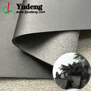 Black Artificial Leather PU Leather Roll Material for Bags and Suitcases (Handbags, Backpacks, Luggage Cases etc.)