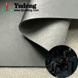 Black Rexine PU Leather Roll Material for Gym Equipments (Sandbag, Boxing Gloves, Exercise Machines etc.)