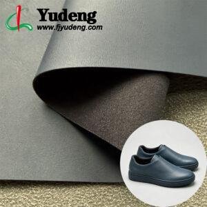 Blue Environmental Leather PU Leather Material for Shoes