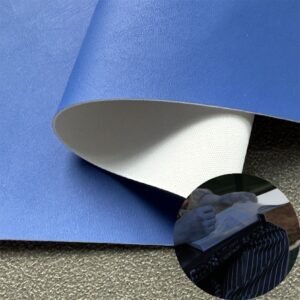 Blue Synthetic Leather PU Leather Roll Material for Writing Notebook Cover Book Front Cover