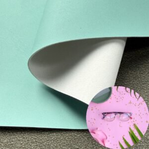 Blue Vegan Leather PU Leather Roll Material for Glasses Package Box Spectacle Case