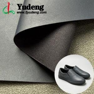 Navy Blue PU Leather from China PU Leather Material for Shoes