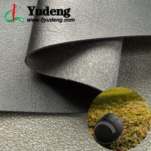 Black Synthetic Leather PU Leather Roll Material for Sporting Balls (Soccer Balls, Footballs, Volleyballs etc.)