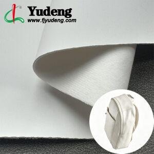 White PU Leather Material for Bags and Suitcases (Handbags, Backpacks, Luggage Cases Etc.)