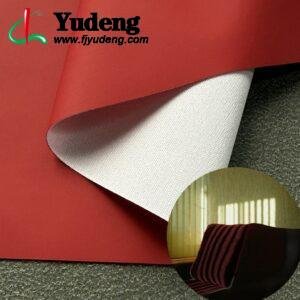 Red Environmental Leather PU Leather Roll Material for Furniture