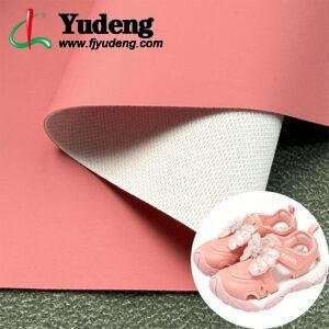 Pink PU Leather from China PU Leather Material for Shoes