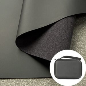 Matt Smooth Artificial PU Leather Material for Surface Cover Heat Pressing (Eco-Friendly, Stitchable, Colorfast)