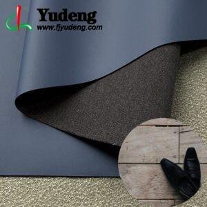 Dark Blue Artificial Leather PU Leather Roll Material for Shoes