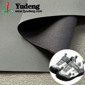 Dark Gray Man Made Leather PU Leather Material for Shoes