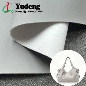 Light Gray PU Leather Material for Bags and Suitcases (Handbags, Backpacks, Luggage Cases