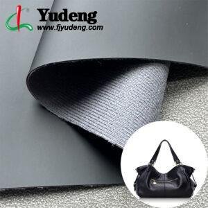Black PU Leather Material for Bags and Suitcases (Handbags, Backpacks, Luggage Cases Etc.)