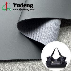 Black PU Leather Material for Bags and Suitcases (Handbags, Backpacks, Luggage Cases Etc.)