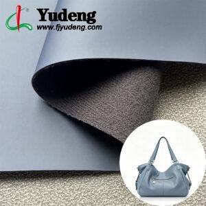 Blue PU Leather Material for Bags and Suitcases (Handbags, Backpacks, Luggage Cases Etc.)