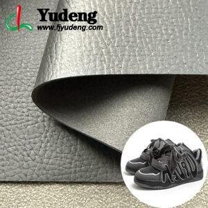 Gray Artificial Leather PU Leather Material for Shoes (Accept OEM ODM Orders)