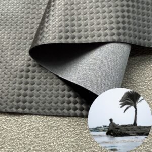 Black Fake Leather PU Leather Roll Material for Gym Equipments (Sandbag, Boxing Gloves, Exercise Machines etc.)