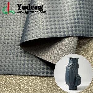 Dark Blue Faux Leather PU Leather Material for Fishingbags/Golf Bags