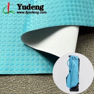 Green PU Coated Fabric PU Leather Material for Fishingbags/Golf Bags (Environmental Standard Certificated)