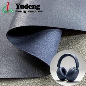 Ink Black Fake Leather PU Leather Material for Electronic Devices