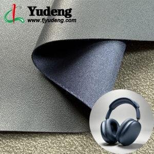 Gray Vegan Leather PU Leather Material for Electronic Devices (Accept OEM ODM Orders)