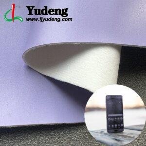 Purple Leather Fabric PU Leather Roll Material for Tablet Cases Phone Cover