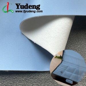 Blue Leatherette PU Leather Roll Material for Package Box Surface Cover (Jewelry Box, Cosmetic Box, Electronics Box etc.)