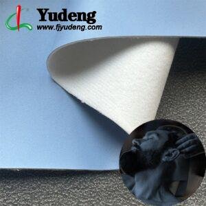 Blue Environmental Leather PU Leather Roll Material for Massage Devices (Head Massager, Eye Massage Machine etc.)